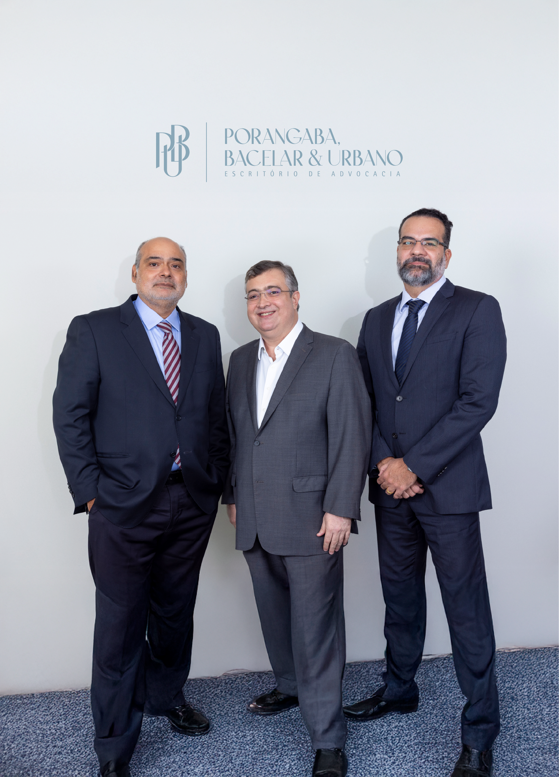 Sócios Fundadores - Eduardo Porangaba, João Bacelar e Fábio Urbano no escritório